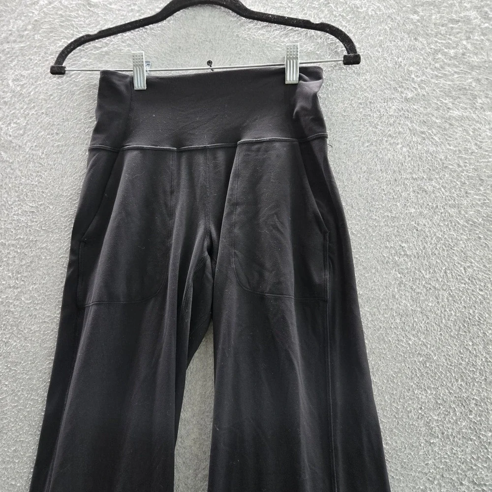 Lululemon Women Activewear Pants 2 Black Align Wide Leg High Rise 30